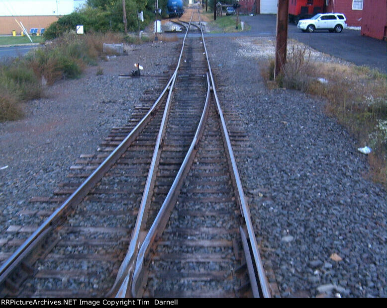 Arriving Warminster SEPTA station.